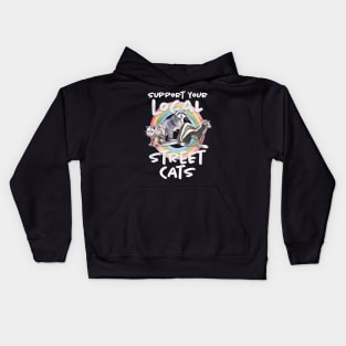 Support Your Local Street Cats Kids Hoodie